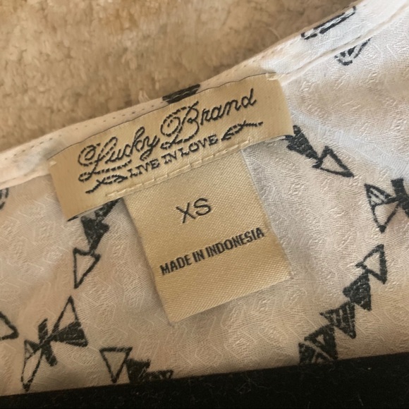 LUCKY BRAND patterned halter top XS - Picture 4 of 4
